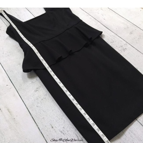 Carmen Marc Valvo NWT peplum exposed backzip dress *shop@iamwarrior - Picture 5 of 9